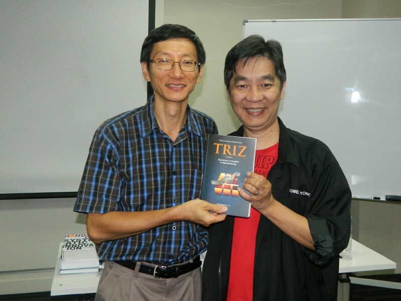 With TRIZ trainer Dr TS Yeoh With TRIZ trainer Dr TS Yeoh
